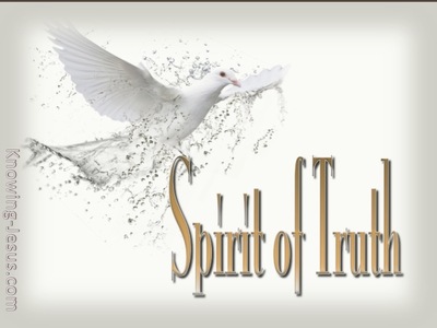 John 16:13 Spirit Of Truth (beige)